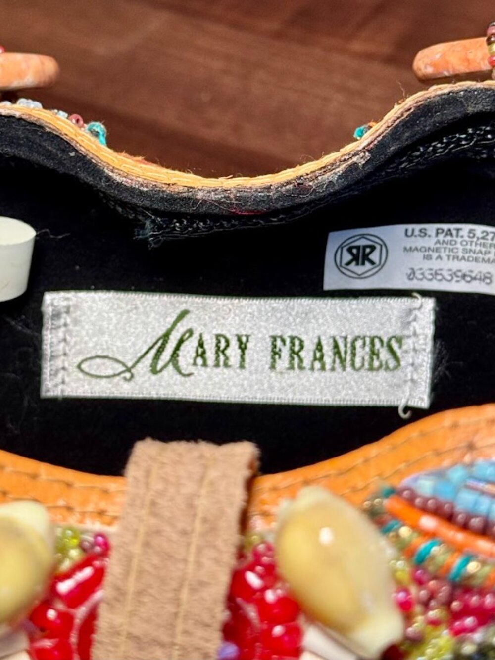 NWT Mary Frances Vintage Ocean-Themed Beaded Shell Art to Wear Luxury Handbag - Picture 6 of 11